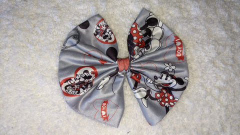 Mouse Boutique Fabric Hair Bow