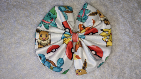 Poke Game Boutique Fabric Hair Bow