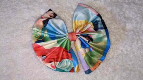 Princess Boutique Fabric Hair Bow