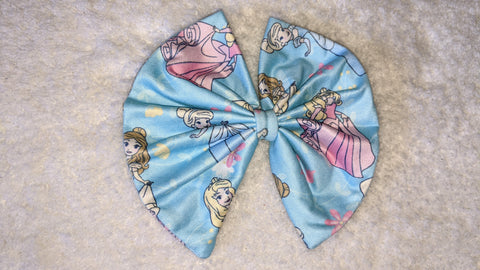 Princess Boutique Fabric Hair Bow