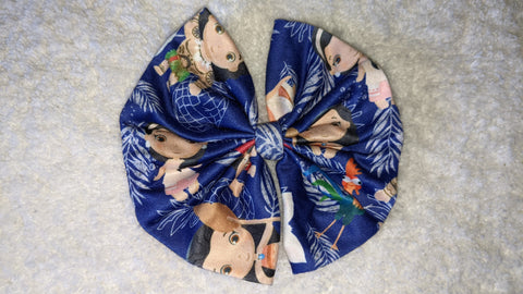 Princess Boutique Fabric Hair Bow