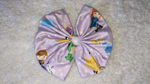 Princess Boutique Fabric Hair Bow