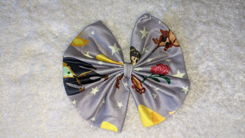 Princess Boutique Fabric Hair Bow