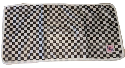 BLACK & WHITE CHECKERS Cloth Pocket Diaper Insert Add-On Clearance