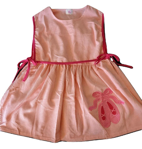 * Clearance CORDUROY Pink Ballerina Apron Style Jumper Matching Dress xs