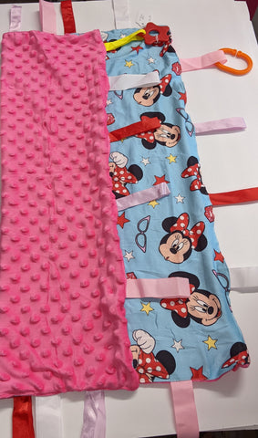 Mouse Cuddle Sensory Security Blanket Toys