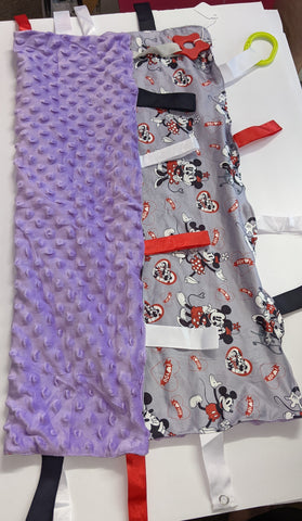 Mouse Cuddle Sensory Security Blanket Toys