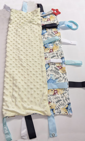 Bear Cuddle Sensory Security Blanket Toys