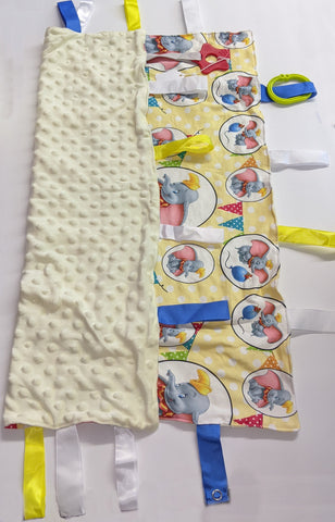Elephant Cuddle Sensory Security Blanket Toys