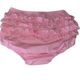 Pink Cotton Ruffle Bloomer Shorts