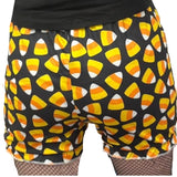Candy Corn Halloween Bloomer Shorts