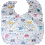 Kitty Puppy Water Proof Bib with pocket