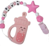 Drinks Silicone Teether Chewing Toy Pacifier Clip VARIETY