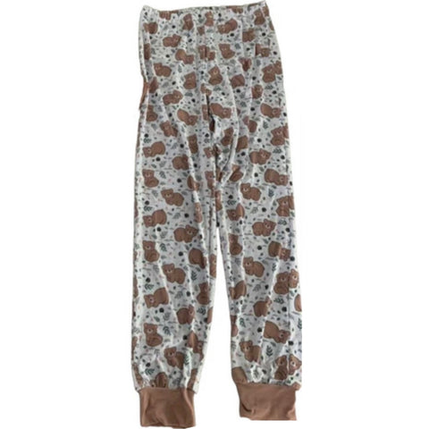 Fall Bear Matching Pajamas Pants