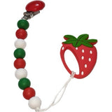 Fruit Silicone Teether Chewing Toy Pacifier Clip VARIETY