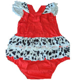 Lil Cow Ruffle Romper