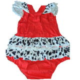 * Lil Cow Sunsuit Romper with Ruffles