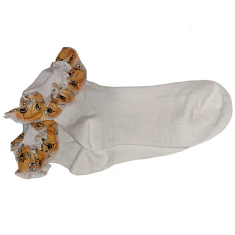 BABY BUMBLE CHUNKS Fabric Ruffle Socks