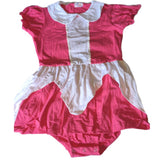 * Pink and White Princess Romper Dress Clearance