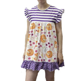 Sleepy Fox Ruffle Sleeve Dress