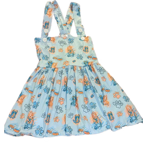 Puppy Pals Jumper Skirt Dress with POCKETS