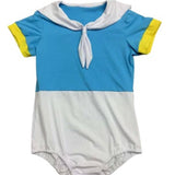 * Clearance Blue & White Sailor Cotton Bodysuit xxs xs s only