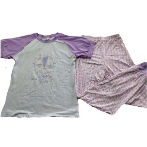 Baby Girl Bear Matching Pajamas Shirt Clearance xxs