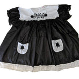 Embroidered BabyDoll Dress Goth Roses