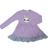 Kawaii Goth Bunny Long Sleeve Dress