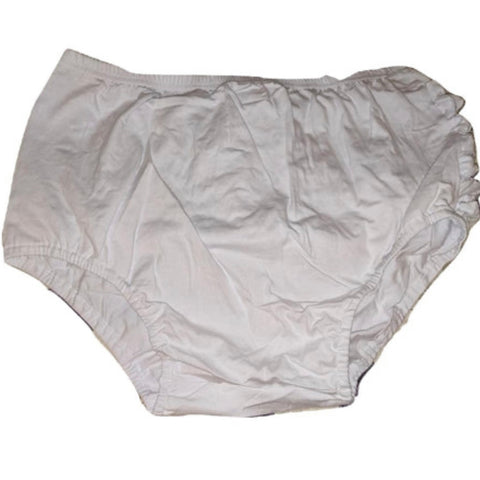 White Cotton Ruffles Bloomer Shorts