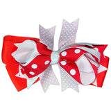 Polka Dot Hair Bow