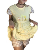 Ruffle Sleeve Matching Dress Lil Safari Baby xxs 2x 4x 5x