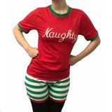 Naughty or Nice Mix & Matching Top Shirt clearance Pajamas xxs xs