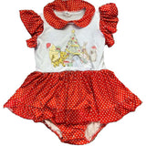 Happy Holidays Christmas Little Bear Romper Dress