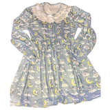 Sweet Dreams Vintage Style Long Sleeve Nightgown Pajamas