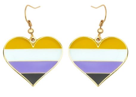 Boutique Earrings non binary Heart