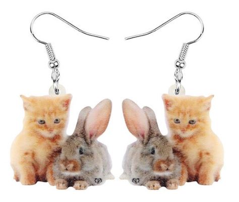 Boutique Earrings Kitten