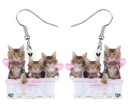 Boutique Earrings Kitten