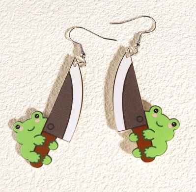 Boutique Earrings Froggy