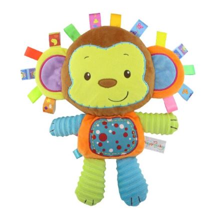 Monkey Plush Toy Lovey Soft Stuffed Aninaml Baby Toys