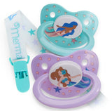 Rearz 2 Pacifiers & Clip Set Multi Styles Available