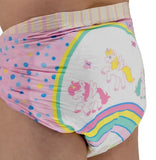 Tykables Unicorns Diapers ABDL Adult Diaper -1 Single Diaper Sample