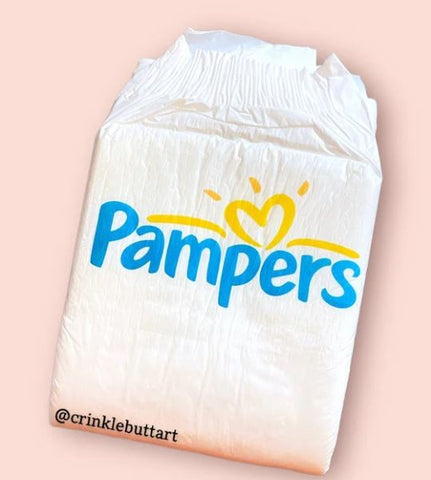 “Diaper Logos” Landing Strips ABDL Premium Diaper Tapes CrinkleButtArt