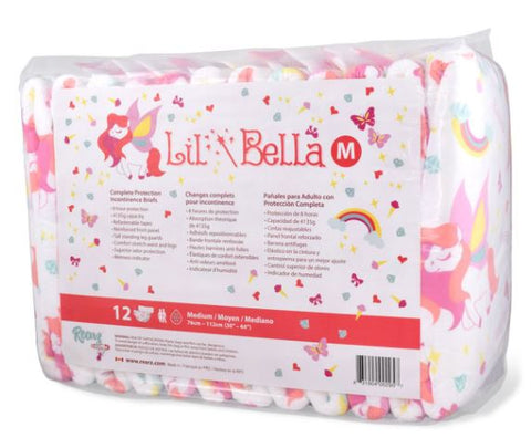 Rearz Lil Bella 1 Pack Adult Diaper (16 Diapers) Full Pack