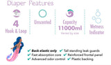 Rearz Mermaid Tales 1 Pack Adult Diaper (12 Diapers) Full Pack *DISCONTINUED*