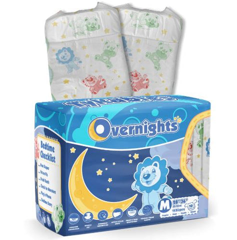 Tykables Overnights 1 Pack Adult Diaper (10 Diapers) Full Pack