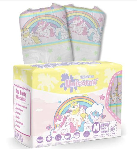Tykables Unicorn 1 Pack Adult Diaper (10 Diapers) Full Pack