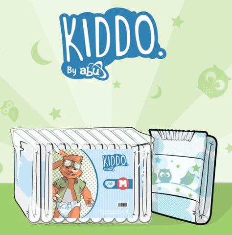 ABU Kiddo 1 Pack Adult Diaper (10 Diapers) Full Pack