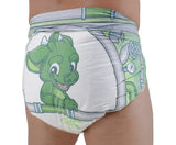 Tykables Potty Monsters Diapers ABDL Adult Diaper -1 Single Diaper Sample