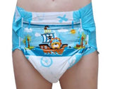 Kiddo Little Sailor Diapers ABDL Adult Diaper -1 Single Diaper Sample